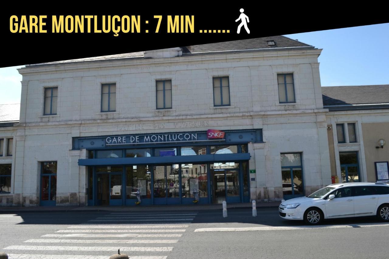 Centre-Ville - Gare - Jardin Wilson - Chateau Bourbon Montluçon Exterior foto